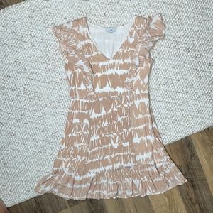 Fate Brush Stroke Ruffle Dress